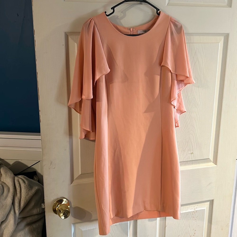 Peach dress